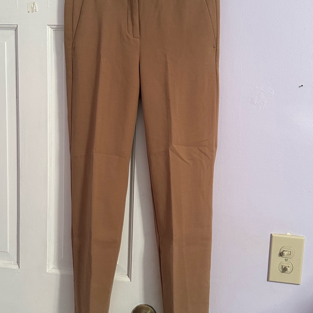 J. Crew Cameron Tan Trousers